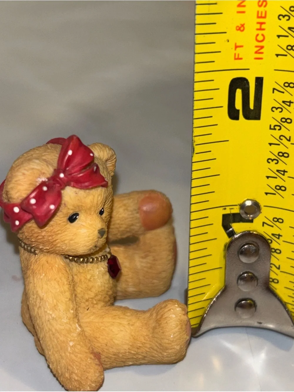 Vtg Cherished Teddies Birthday Birthstone Bear Enesco July 1996 P. Hillman